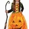 Light Up Pumpkin Witch Girls Costume -Disney Sales media 81204.1656963867