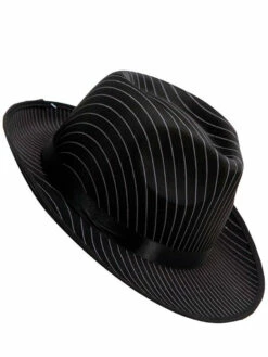 Gangster Hat With Stripes