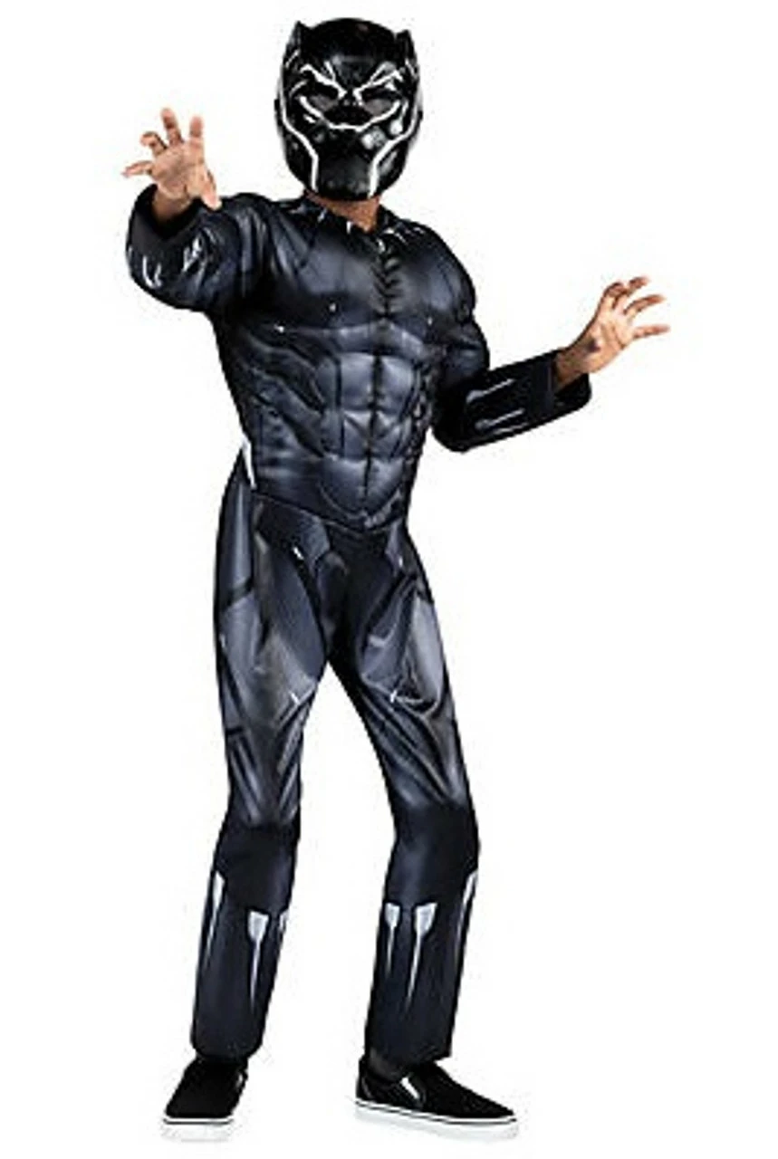 Marvel Black Panther Deluxe Kids Costume 3 Marvel Black Panther Deluxe Kids Costume