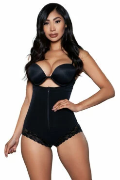 Tummy Control Bodysuit Black