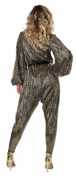 Gold Disco Queen Women Costume -Disney Sales media 84571.1653684552