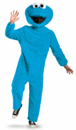 Plush Cookie Monster Prestige Adult Costume
