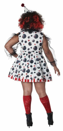 Twisted Clown Woman Plus Costume -Disney Sales media 89650.1657901065