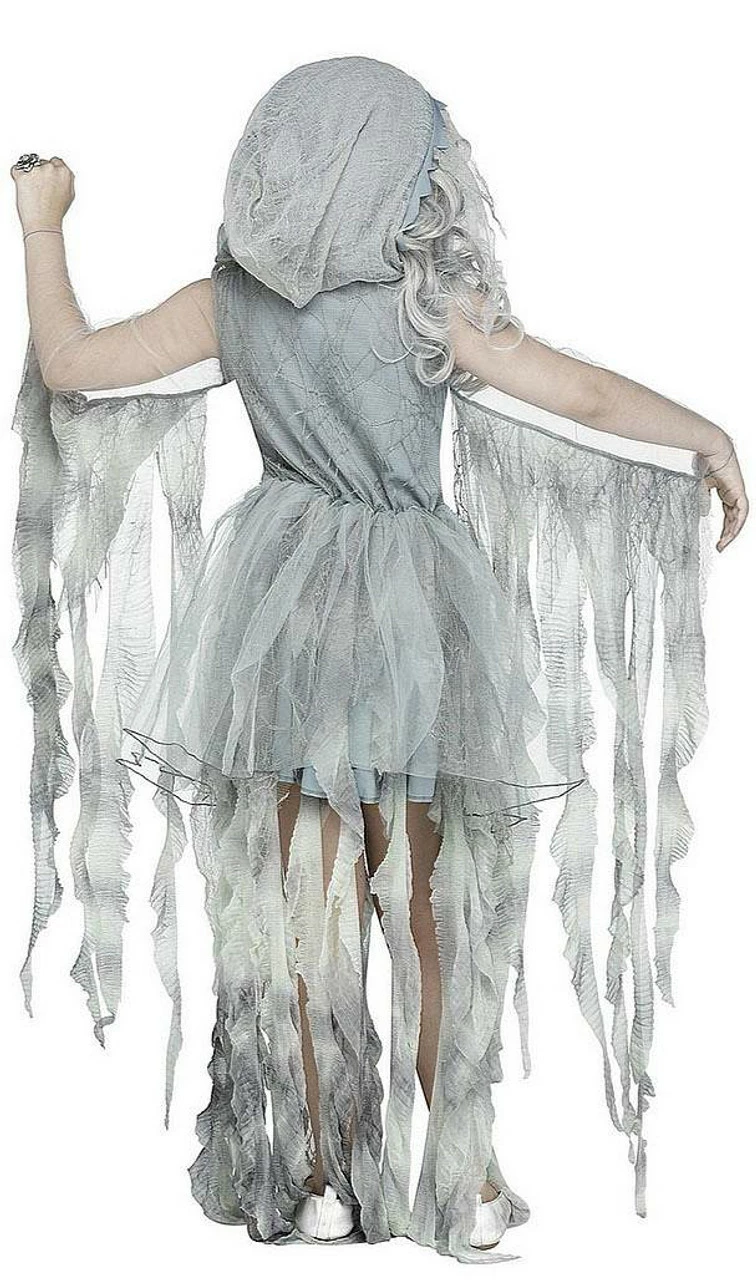 Enchanted Ghost Girls Costume 4 Enchanted Ghost Girls Costume - Image 2
