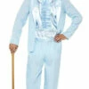90s Stupid Blue Tuxedo Men Costume -Disney Sales media 93610.1661351316