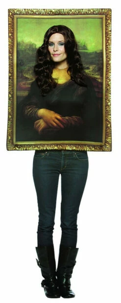 Mona Lisa Woman Frame Costume