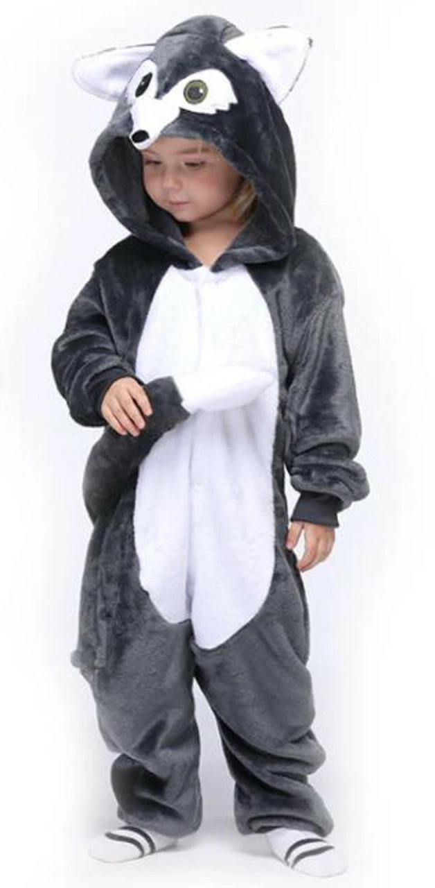 Midnight Wolf Kid Onesie Costume 3 Midnight Wolf Kid Onesie Costume