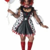 Twisted Clown Woman Plus Costume -Disney Sales media 93954.1657901064