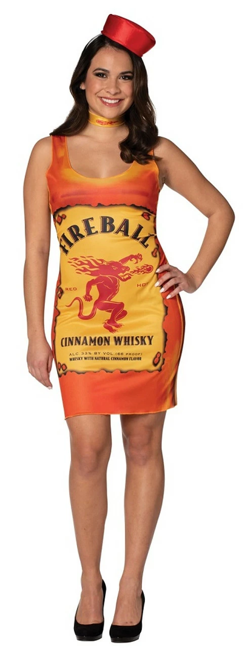 Fireball Bottle Womens Costume 3 Fireball Bottle Womens Costume