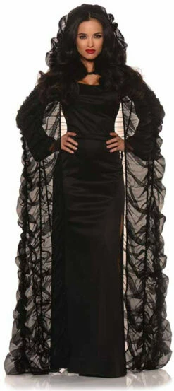 Coffin Chiffon Women Cape
