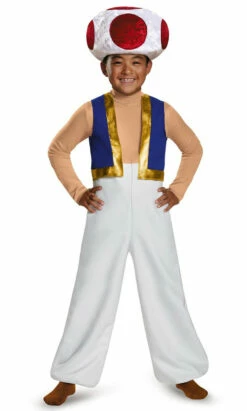 Super Mario Toad Child Costume