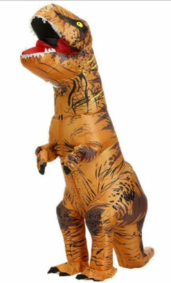 T-Rex Inflatable Adult Brown Costume - STD