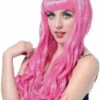 Long Curl Hot Pink Wig -Disney Sales ptw50039z 53815.1592308485
