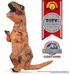 Jurassic World T-Rex With Sound Inflatable Kids Costume