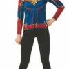Captain Marvel Adult Costume Top -Disney Sales r700603z 50333.1592310375