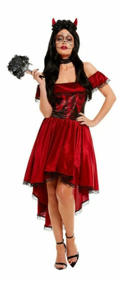 Day Of The Dead Devil Woman Costume