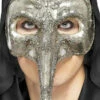 Luxury Venetian Capitano Mask Silver -Disney Sales sa27855z 70703.1592181427