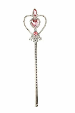 Princess Heart Wand Pink With Diamonds