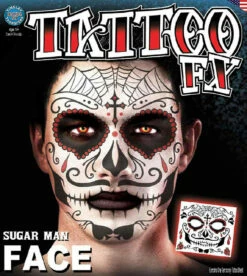 Costume Face Kit Day Of The Dead