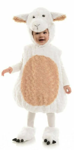 Plush Lamb Toddler Costume