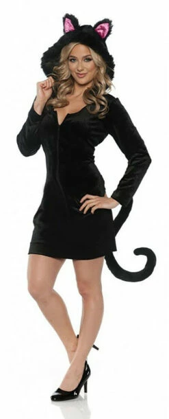 Miraculous Black Cat Mini Dress