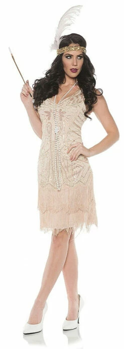 1920 Rose Flapper Dress