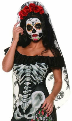Day Of The Dead Veil