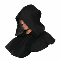Monk Black Hood